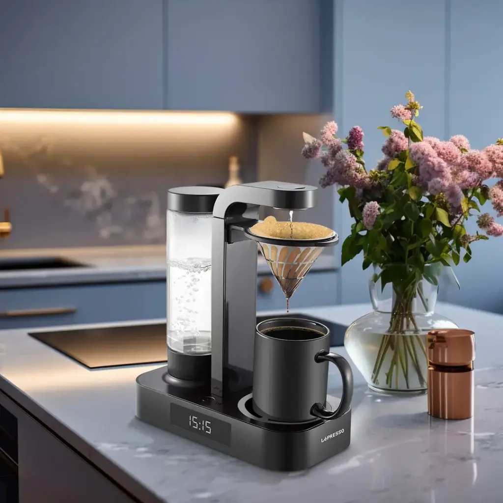 Lepresso Drip Coffee System - Black (4).webp