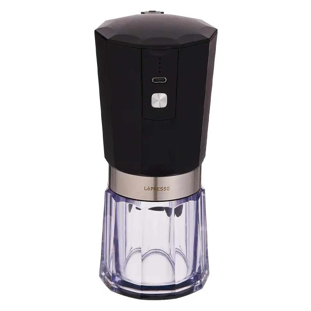 LePresso Cordless Burr Grinder 18W 800mAh - Black - LPRCGRBK