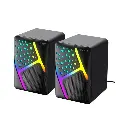 Stereo speakers HAVIT HVSK763 USB RGB Black