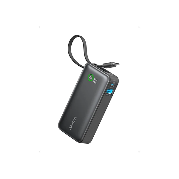Anker Nano Power Bank (30W, Built-In USB-C Cable)