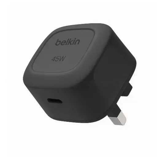 Belkin BoostCharge Compact USB-C Wall Charger 45W - WCA013myBK