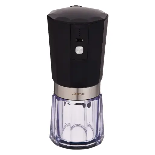 LePresso Cordless Burr Grinder 18W 800mAh - Black - LPRCGRBK
