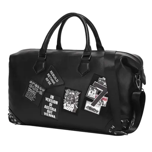 [031284] COTECi Punk Travel Bag Black 14082-BK