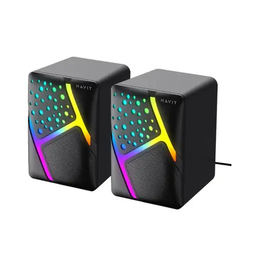 Stereo speakers HAVIT HVSK763 USB RGB Black